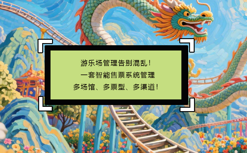 游樂場(chǎng)管理告別混亂！一套智能售票系統(tǒng)管理多場(chǎng)館、多票型、多渠道！