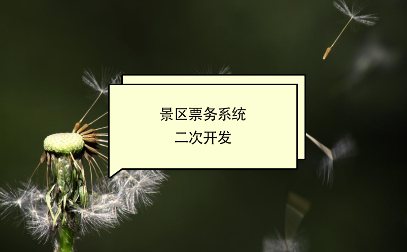 景區(qū)票務系統(tǒng)二次開發(fā)