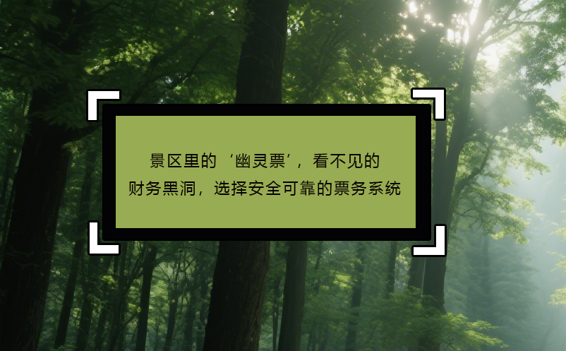 景區(qū)里的‘幽靈票’，看不見的財(cái)務(wù)黑洞，選擇安全可靠的票務(wù)系統(tǒng) 